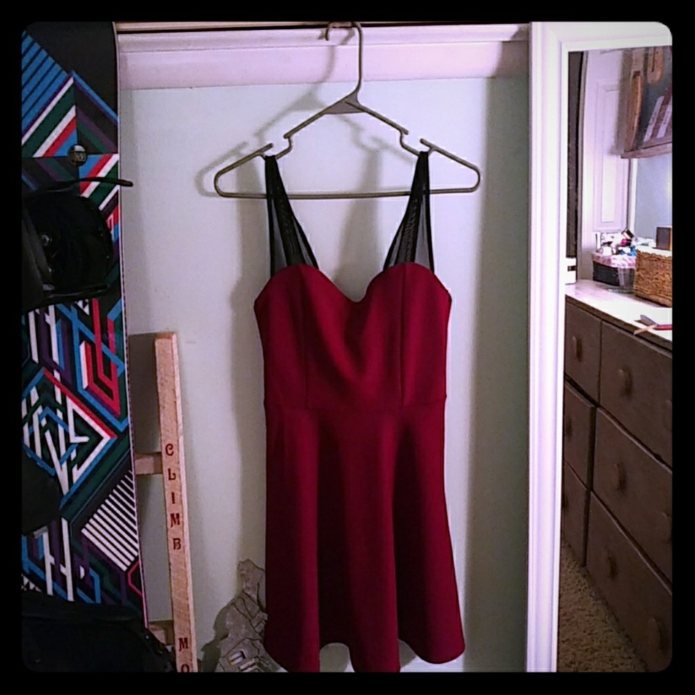 Beautiful evening plum colored dress!